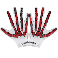 Gants de football américain professionnels les plus vendus, haute qualité, durables, personnalisables, performance de préhension optimale, cuir, hiver, légers