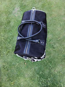 Sac de voyage rustique en cuir véritable avec poils de vache, fermeture éclair tendance, portable, vintage LHDB-0076 - Product Image 5