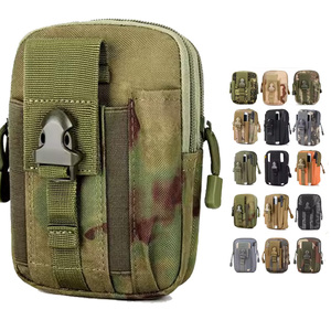 Riñonera Táctica Impermeable de Nailon y Poliéster, Bolsa de Cintura Multifuncional Resistente para Exteriores con Bolsillos de Combate, Unisex - Product Image 2