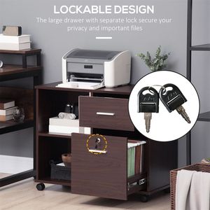 Armadietto Portadocumenti con Ruote e Chiusura di Sicurezza - Product Image 6