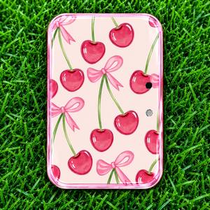 Bandeja de acrílico sostenible personalizada para extensiones de pestañas con diseño de lazo de cereza, bonita y coqueta, soporte impreso para pestañas. - Product Image 6