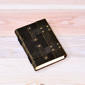 Handmade Genuine Leather Hardcover Vintage Journal <b>Diary</b> Acid Free Cotton Pencil Deckle Edges Wholesale Factory Prices <b>Custom</b> - Product Image 4
