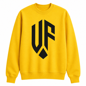 Sweat-shirt à col rond pour homme avec logo UP blanc imprimé, coupe classique, pull décontracté en molleton, style automne - Product Image 5