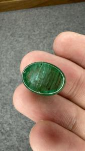Esmeralda Zambiana Natural Certificada por GIA de 12.42 Ct, Corte Ovalado, Color Verde, Gema Suelta, Jai Narayan Gems Modelo 1334, Esmeralda Genuina Fina - Product Image 3