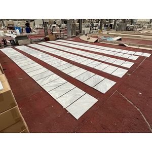 Marmo di Carrara 12*24 Grigio, Pietra Naturale per Pareti con Finitura Testurizzata OL e Design Scanalato 3D - Product Image 2