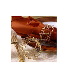 Timeless traditional metal napkin ring perfect for creating a warm welcoming dining table ambience - Product Image 2