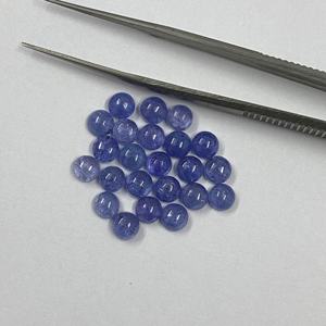 Meilleurs cabochons de couleur moyenne 7mm pierres précieuses en vrac de tanzanite naturelle matériaux de fabrication de bijoux rentables du fournisseur vérifié - Product Image 3