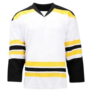 ชุดฮ็อกกี้น้ำแข็งสำหรับผู้ใหญ่ชื่อทีมออกแบบโลโก้และระบายอากาศได้ดีมีบริการ OEM - Product Image 2