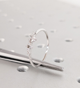 Bague vintage en diamant taille brillant, plaqué argent 925, diamant de laboratoire, bijoux de fiançailles et de mariage pour femme, certifié IGI, OEM - Product Image 3