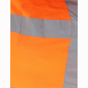 Camiseta de Seguridad de Alta Visibilidad para Hombre Econex Sports, con Franjas Reflectantes, Secado Rápido, Antiarrugas, Bolsillo con Protección Contra Pinchazos, Ropa de Trabajo - Product Image 6