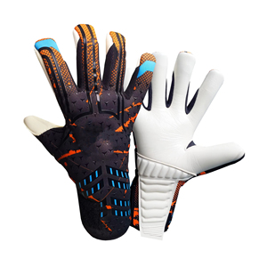 ถุงมือผู้รักษาประตูแบบมืออาชีพ คุณภาพสูง ระบายอากาศได้ดี ป้องกันการลื่น สำหรับการฝึกซ้อม ผลิตจากวัสดุคุณภาพสูง ยางลาเท็กซ์เยอรมัน - Product Image 2