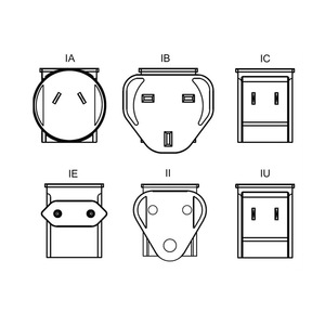 15-24W DC Switching Power <b>Adapter</b> 24V Output Interchangeable AC <b>Plug</b> <b>Plug</b> in Connection PC Material Wall Mount Type - Product Image 3