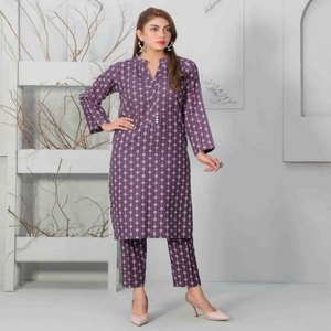 Tawakkal Marque Collection Hiver Pakistanais Khaddar 2 Pièces Salwar Kameez Ensemble Coton Imprimé Numérique pour Adultes Indien Pakistanais - Product Image 5