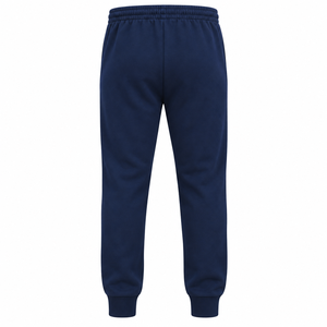 Ensemble de survêtement bleu marine personnalisé pour homme – Sweat à capuche zippé uni et pantalon de jogging – Tenue de sport décontractée en molleton 2 pièces - Product Image 4