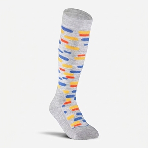 <b>Men's</b> Casual Comfort <b>Socks</b> Business Sporty Daily Styles Digital Printing Spandex/Nylon/Cotton Quick Dry <b>White</b> Red Brown High - Product Image 2