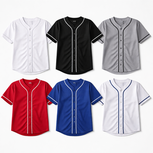 เสื้อเบสบอลผู้ชาย SINEWY แขนสั้น สีพื้น ติดกระดุมด้านหน้า ผ้าโพลีเอสเตอร์ ระบายความชื้น ทรงปกติสำหรับผู้ใหญ่ - Product Image 6