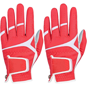 Guantes de Golf de Cuero Azul, Transpirables, Antideslizantes, con Palma Perforada, Cierre de Gancho y Bucle en la Muñeca, Ligeros, para Entrenamiento Deportivo y Golf - Product Image 5