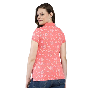 Camisetas Polo de Verano para Mujer con Estampado Personalizado, Servicio OEM de Calidad Premium, Camisetas Polo Casuales de Manga Corta con Estampado para Mujer - Product Image 4