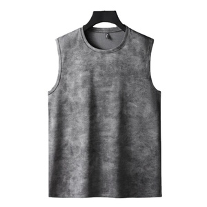 เสื้อกล้ามผ้าฝ้าย100% แอซิดสไตล์วินเทจปรับแต่งได้ - Product Image 1