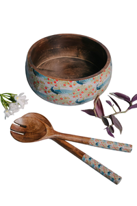 Tazón de Resina Epoxi y Madera de Acacia para Postres, Ocasiones Especiales, Acabado Natural, Estilo Americano, Pulido, Ecológico, para Sopa, Ensalada, Fruta - Product Image 4