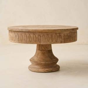 Base para Pastel de Madera Natural Sólida para Presentación de Pasteles, Postres y Repostería - Product Image 4