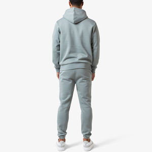 ชุดเซ็ตสตรีทแวร์ unisex สำหรับผู้ชาย กางเกงจ็อกเกอร์ ชุดวอร์ม เสื้อฮู้ดดี้โอเวอร์ไซส์ ผ้าฝ้าย 100% รับสกรีนลายตามสั่ง ชุดออกกำลังกาย - Product Image 3