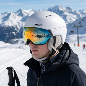Capacete de Esqui Premium HONORTOUR de Alta Qualidade com Lente Revo e Proteção UV 100% - Capacete Profissional para Esqui - Product Image 1