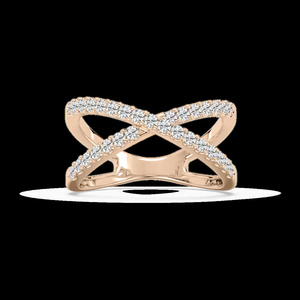 Diamant de laboratoire certifié GIA de 0,5 carat, taille ronde, serti sur un anneau en or 14 carats de 3,16 mm, avec une monture à griffes partagées. - Product Image 4