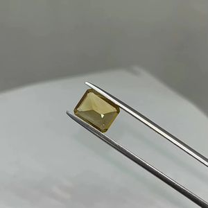 ซิทรินสีทองธรรมชาติ ขนาด 9x7 มม. รูปทรงแปดเหลี่ยม คุณภาพดีที่สุด พลอยหลวมสำหรับทำเครื่องประดับ - Product Image 2