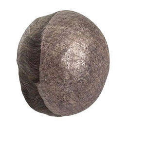 Toupee y Peluca de Cabello Humano Gris de Piel Fina, 100% Cabello Remy Indio, Rizado Kinky Yaki, Calidad Premium, Taz Hair Bangladesh, Trama Única - Product Image 2