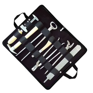 Kit de couteaux de fermeur pour sabots, équipement vétérinaire, outils de soin des sabots réutilisables en acier inoxydable, ensemble professionnel pour chevaux et équidés - Product Image 2