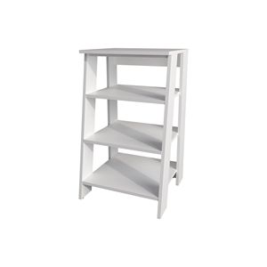 White Freestanding <b>Open</b> <b>Storage</b> Bathroom Shelf - Product Image 2