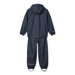 Traje Impermeable para Niños, Chaqueta con Capucha y Pantalones, Ropa de Lluvia Informal para Exteriores, para Acampar, para Niños, Tela Ecológica de PU - Product Image 3