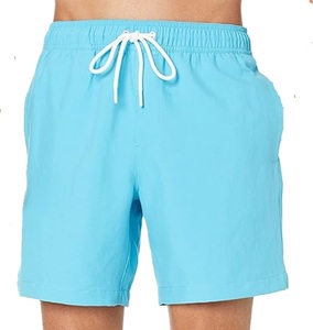<b>Shorts</b> Polyester or <b>Nylon</b> Geometric Print Swim <b>Shorts</b> Quick Dry Casual Style Woven Polyester Drawstring Waist from Bangladesh - Product Image 2