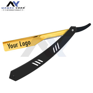 มีดโกนหนวดแบบตัดคอสำหรับร้านเสริมสวยแบบปรับได้มีดพับสำหรับทำผมและใบหน้า - Product Image 4