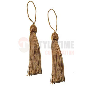 Venta Directa de Fábrica: Borlas para Uniformes de Material Duradero, Hechas en Pakistán, Borlas de Hilo Metálico - Product Image 3