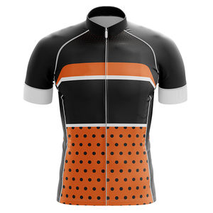 Tenue de cyclisme légère pour hommes, tissu extensible, manches courtes, coupe ajustée, fabrication et fournisseur en gros - Product Image 3