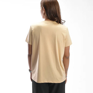 Camiseta de Yoga sin Costuras, Ajustada, Elástica, de Secado Rápido, para Entrenamiento Deportivo y Gimnasio, Nueva Colección de Verano, Venta al Por Mayor - Product Image 2