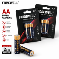 FOREWELL Baterai Alkaline LR6 AA 1.5V Handal untuk Remote Control, Senter, Peralatan Rumah Tangga & Mainan - Pasokan Grosir