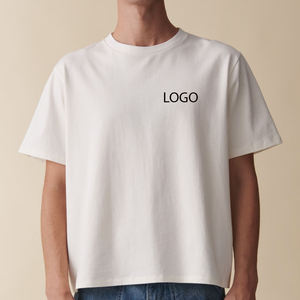 Camiseta de Cuello Redondo para Hombre, Corte Holgado, Material Duradero de Alta Calidad y Diseño Moderno y Elegante, Servicio OEM para Compradores al por Mayor 2026 - Product Image 1