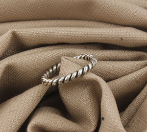 Minimalist 925 Sterling <b>Silver</b> Bezel Setting Wire <b>Band</b> Ring Skinny Stacking Women's <b>Wedding</b> <b>Band</b> Jewelry for Party Occasions - Product Image 5