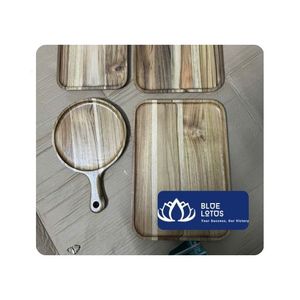 [VENTA EXITOSA] |   Bandeja de Madera para Servir Comida a Diario, para la Hora del Café y la Mesa de Comedor, Vietnam - Product Image 1