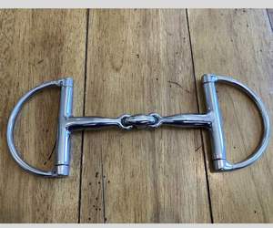 Dee con bisagras anchas de una sola junta de acero inoxidable de alta calidad, nuevo diseño, giro lento, Boca de 25mm para caballo ecuestre - Product Image 2