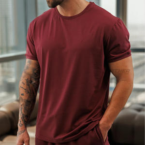 Camiseta de Gimnasio Personalizada para Hombre, 100% Algodón, Tejido de Punto, Impresión de Logotipo Personalizado, Ropa Deportiva - Product Image 1