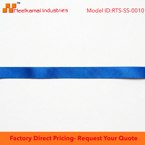 Ruban de satin bleu simple face de 6 mm en gros pour emballage cadeau, décoration de mariage, nœuds pour cheveux, couture, artisanat, emballage DIY en rouleaux - Product Image 6