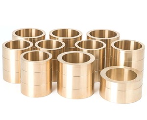 Buje de latón autolubricante con ranuras, resistente a la corrosión, para maquinaria pesada, piezas de repuesto para ingeniería mecánica - Product Image 3