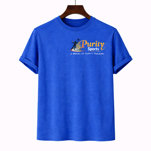 T-shirt pour homme Purity Sports sur mesure, design unique, séchage rapide, écologique, respirant, tissu 100% coton, manches courtes, coupe ample - Product Image 1