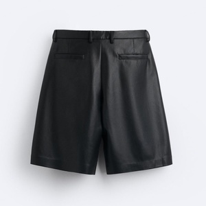 Pantalones Cortos de Piel Sintética para Hombre, de Alta Calidad, Corte Holgado, Marca de Moda al por Mayor - Product Image 4