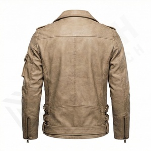 Veste de moto en cuir véritable pour homme de qualité supérieure, nouvelle arrivée, vestes de moto d'hiver, protections amovibles, personnalisables - Product Image 2