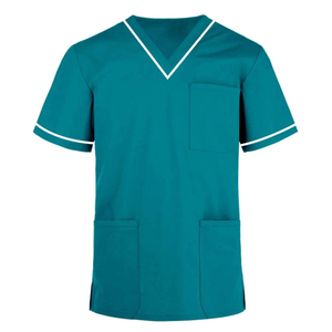 Uniformes d'hôpital sur mesure, uniformes de médecin à manches courtes, chemise médicale pour médecins, chemise de travail pour hommes, professionnels de l'hôpital - Product Image 1